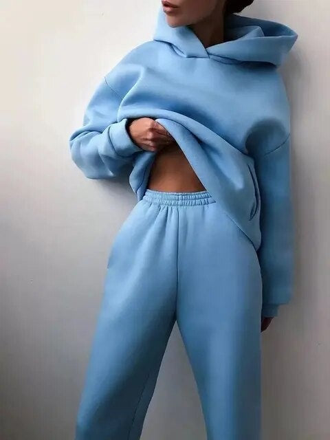 Adriana | Conjunto Hoodie e Calças de Treino Mulher Oversize