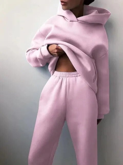 Adriana | Conjunto Hoodie e Calças de Treino Mulher Oversize
