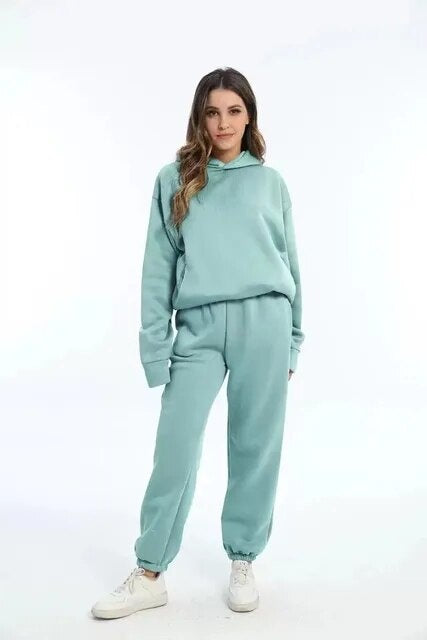 Adriana | Conjunto Hoodie e Calças de Treino Mulher Oversize