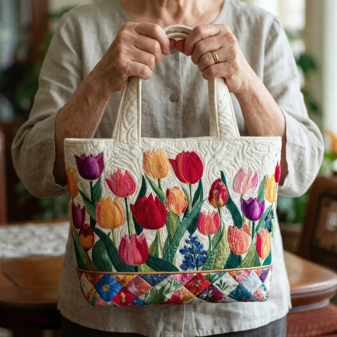 Adriana | Tote Bag Acolchoada Mulher Estampado Piano