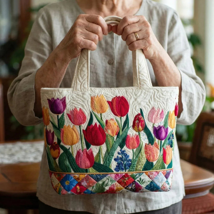 Adriana | Tote Bag Acolchoada Mulher Estampado Piano