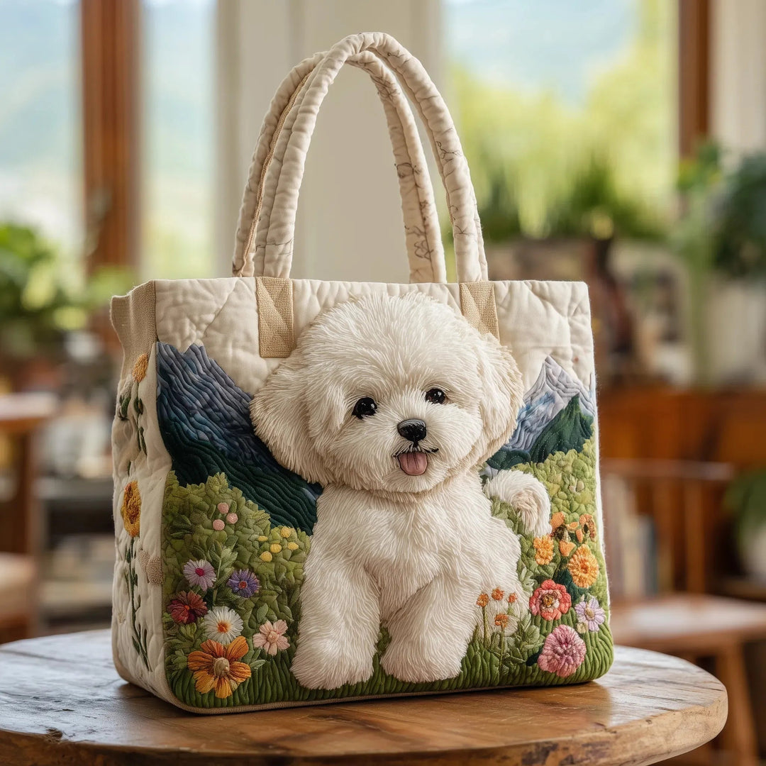 Adriana | Tote Bag Acolchoada Mulher Estampado Piano
