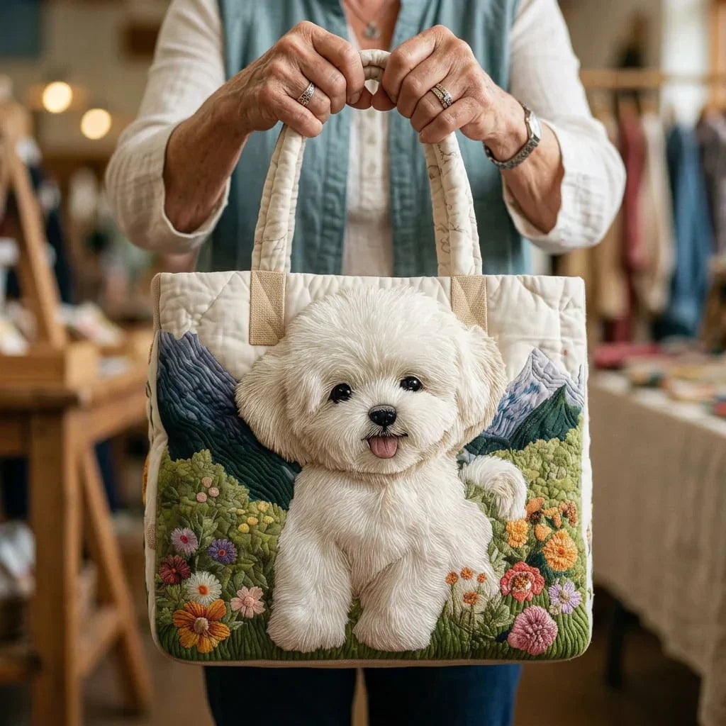 Adriana | Tote Bag Acolchoada Mulher Estampado Piano