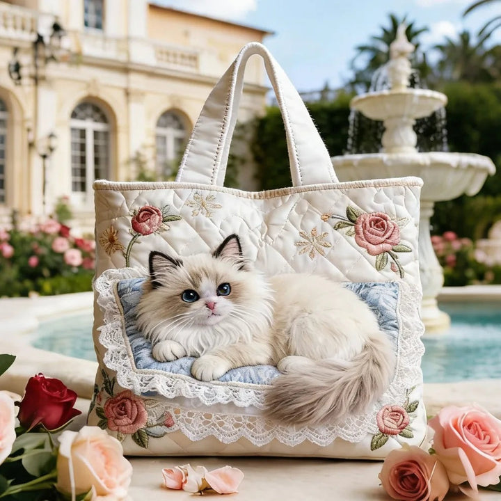 Adriana | Tote Bag Acolchoada Mulher Estampado Piano
