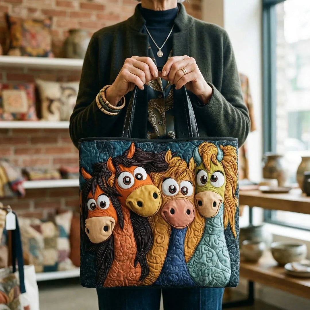 Adriana | Tote Bag Acolchoada Mulher Estampado Piano