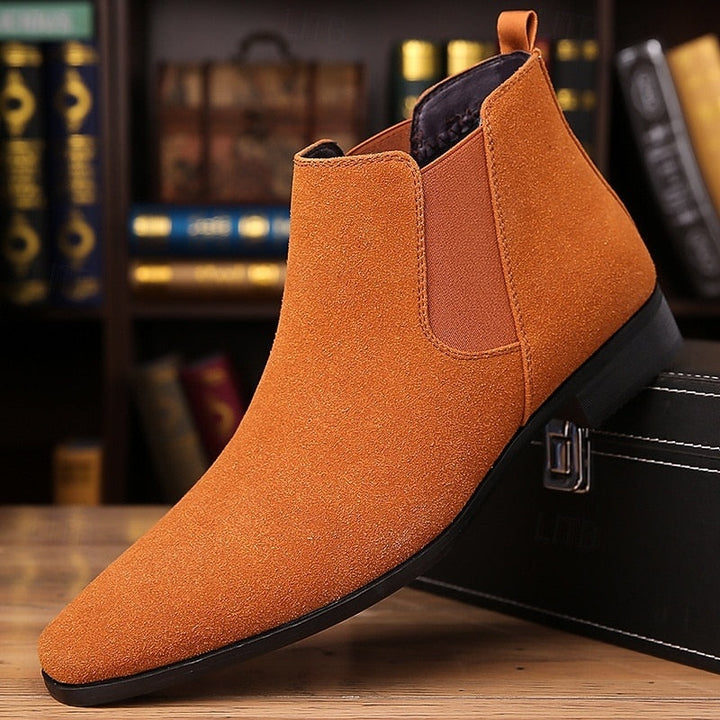 Afonso | Chelsea Boots de Camurça Homem Botas Chelsea