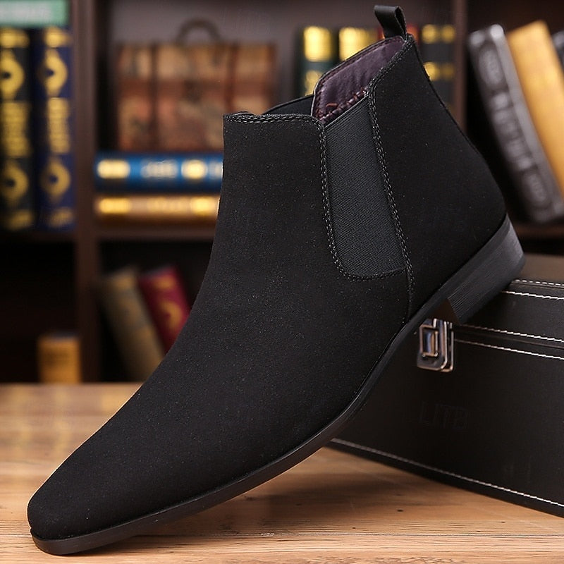 Afonso | Chelsea Boots de Camurça Homem Botas Chelsea