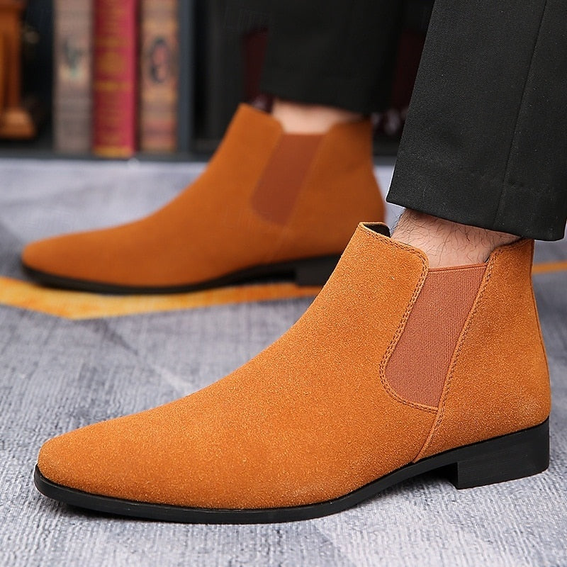Afonso | Chelsea Boots de Camurça Homem Botas Chelsea