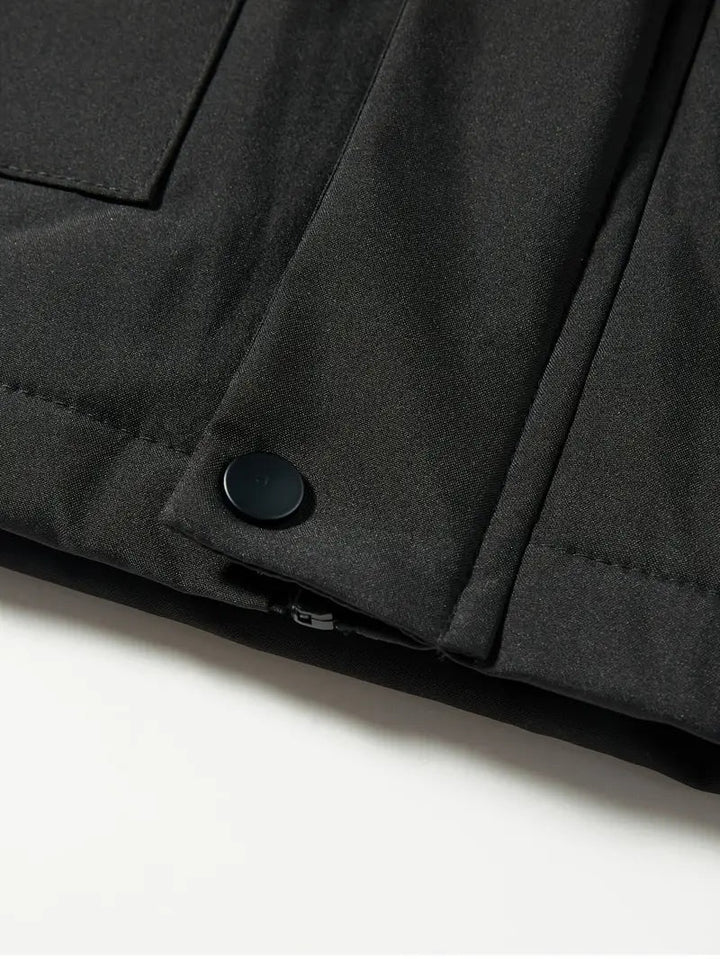 Afonso | Parka Impermeável Homem com Capuz Forro Polar