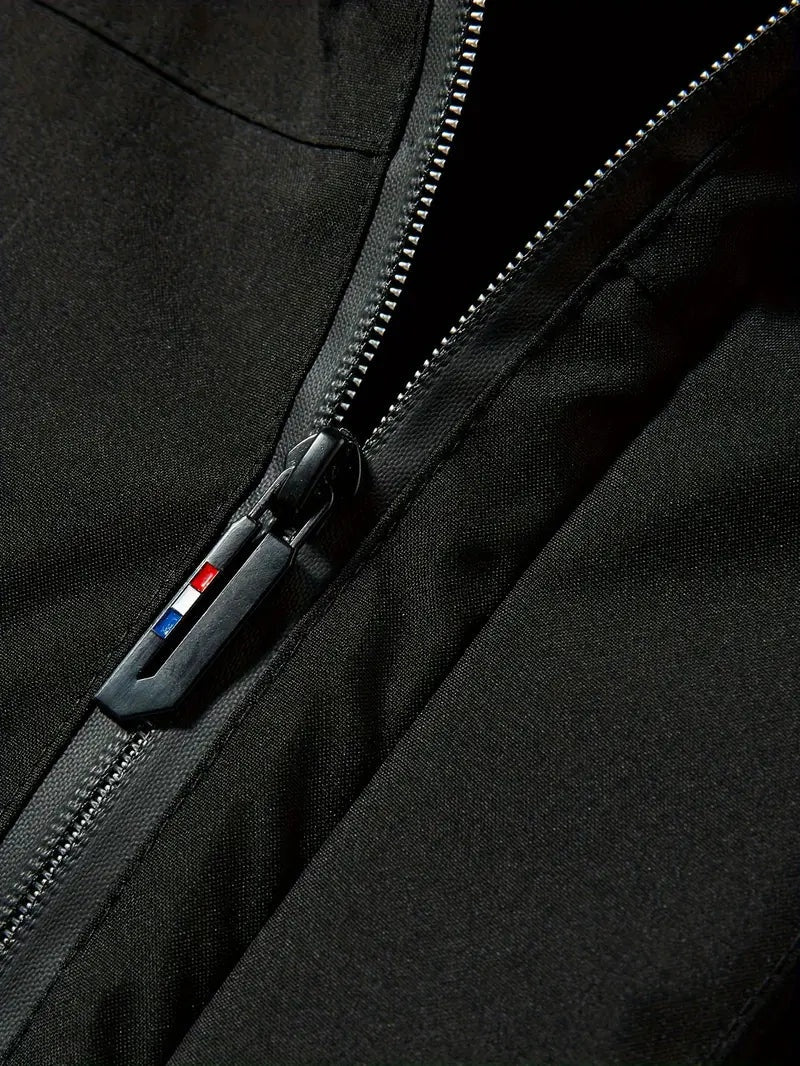 Afonso | Parka Impermeável Homem com Capuz Forro Polar