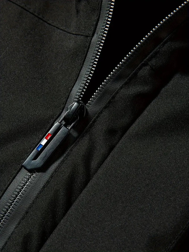 Afonso | Parka Impermeável Homem com Capuz Forro Polar