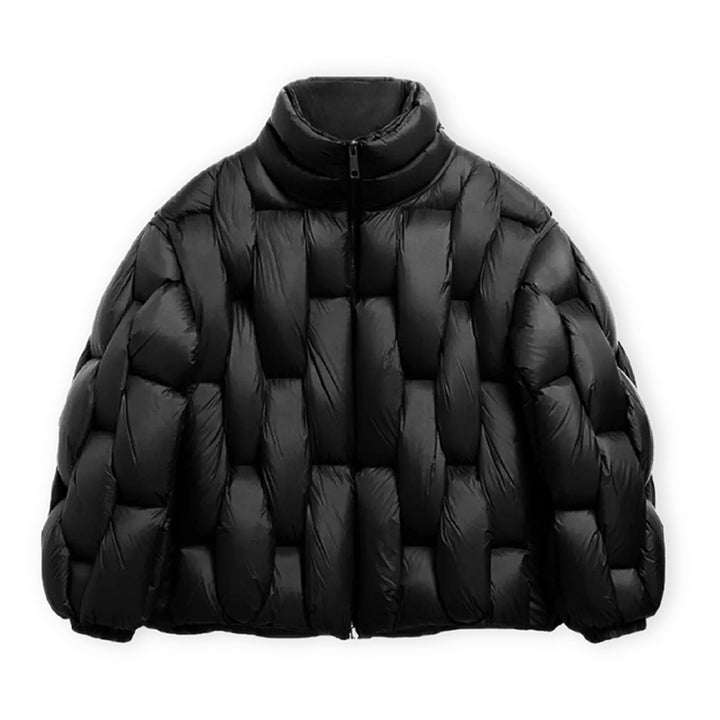 Alexandra | Puffer Jacket Acolchoado Oversized Mulher Gola Alta