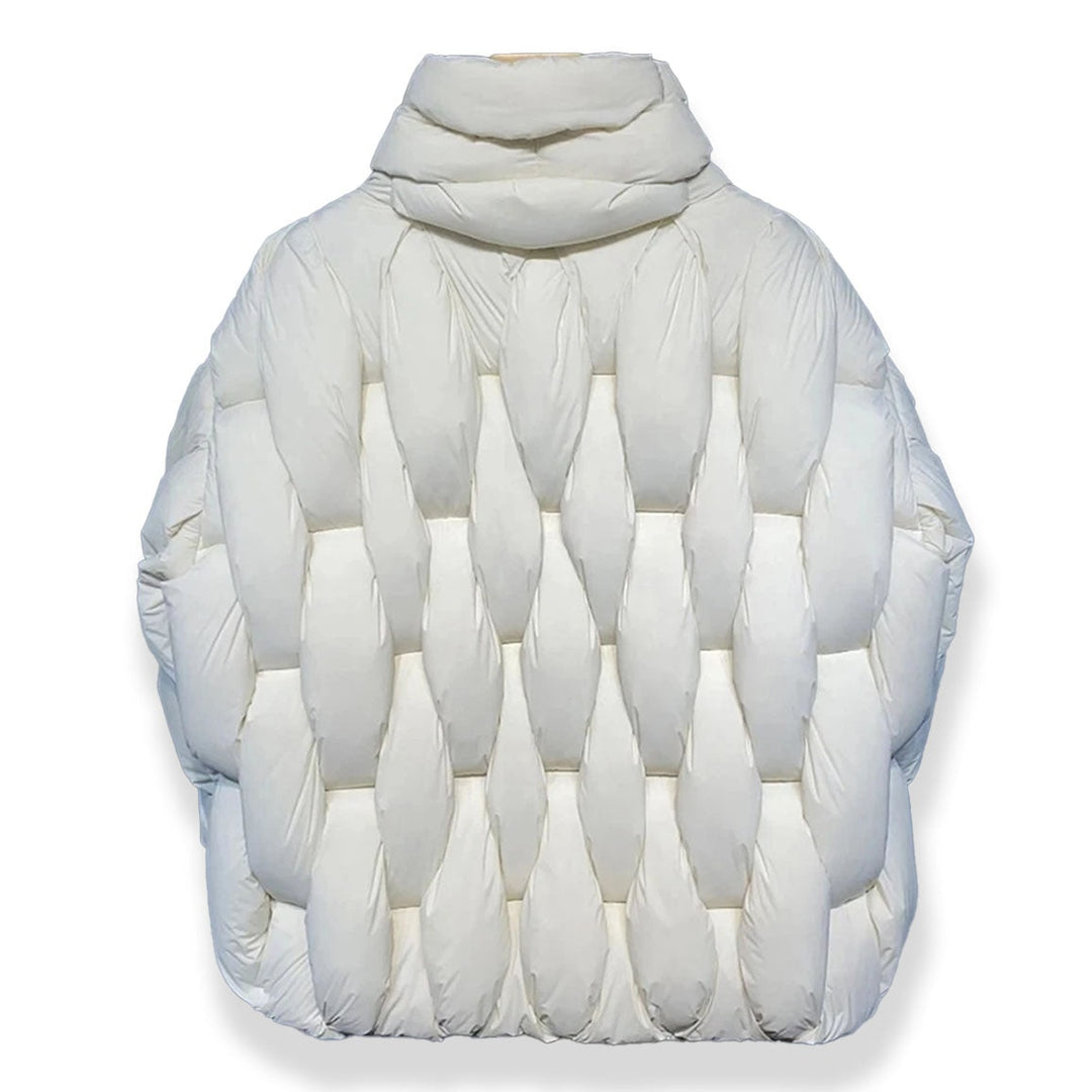 Alexandra | Puffer Jacket Acolchoado Oversized Mulher Gola Alta