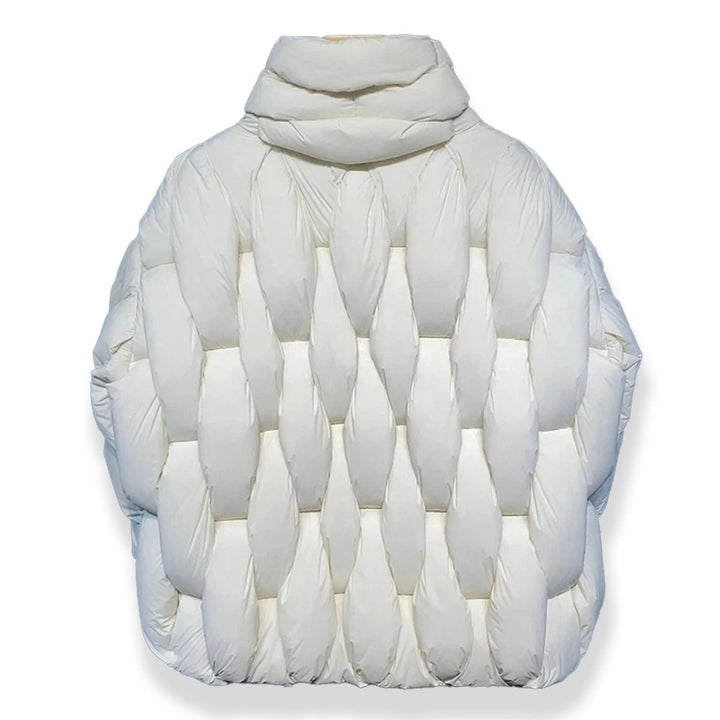 Alexandra | Puffer Jacket Acolchoado Oversized Mulher Gola Alta