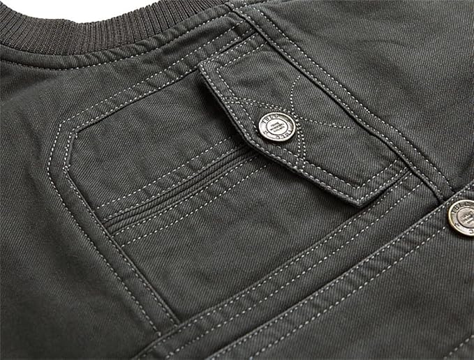 Álvaro | Colete Homem Múltiplos Bolsos Estilo Militar
