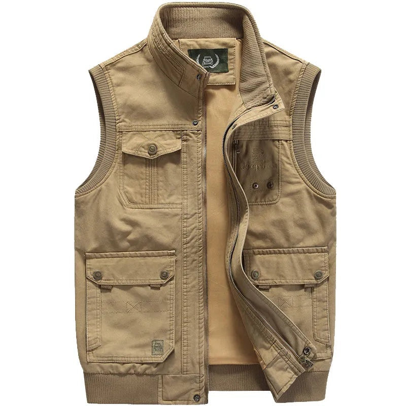 Álvaro | Colete Homem Múltiplos Bolsos Estilo Militar