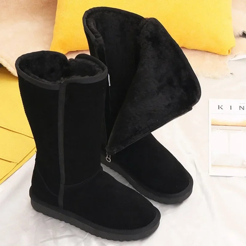 Ana | Botas de Inverno Mulher Cano Alto Forro Pelo