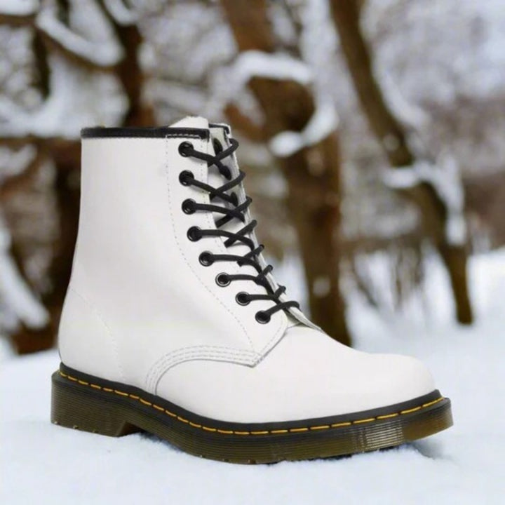 André | Botas Militares de Couro Homem com Atacadores