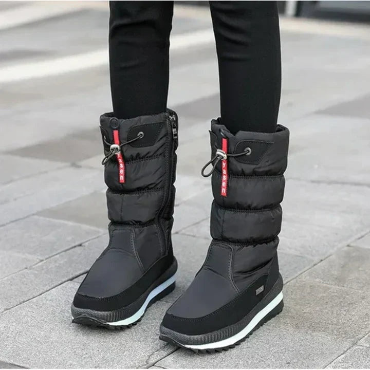 Beatriz | Botas de Neve Impermeáveis Mulher Cano Médio Acolchoadas