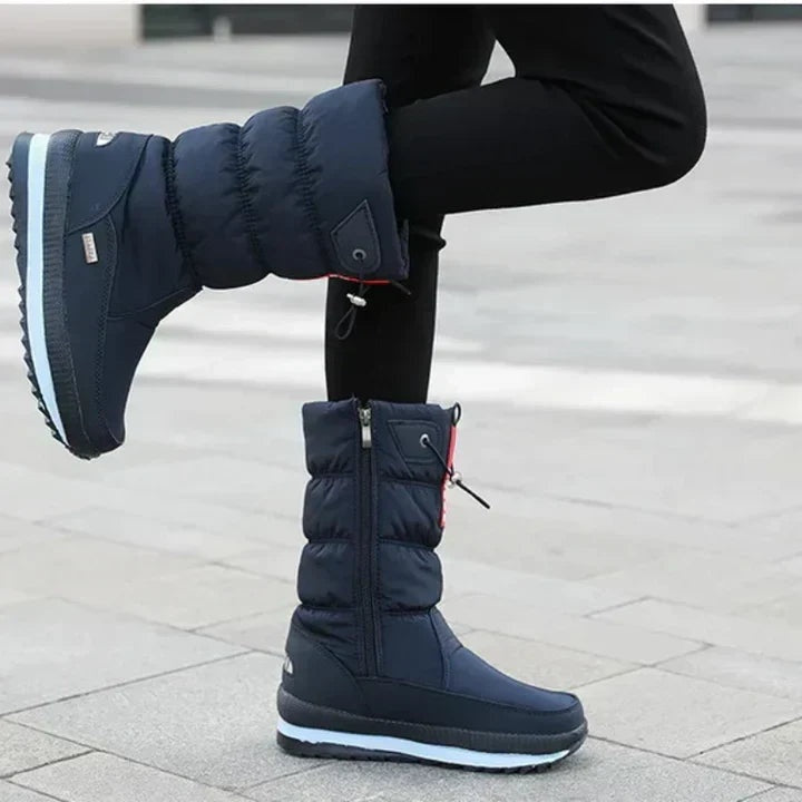 Beatriz | Botas de Neve Impermeáveis Mulher Cano Médio Acolchoadas
