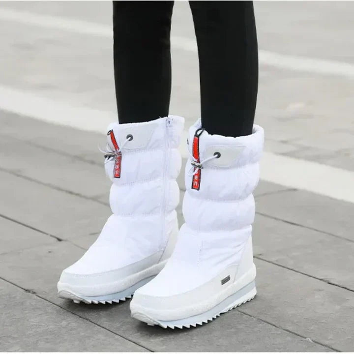 Beatriz | Botas de Neve Impermeáveis Mulher Cano Médio Acolchoadas