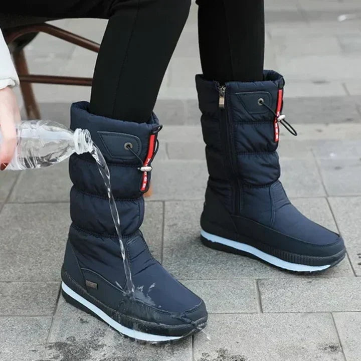 Beatriz | Botas de Neve Impermeáveis Mulher Cano Médio Acolchoadas