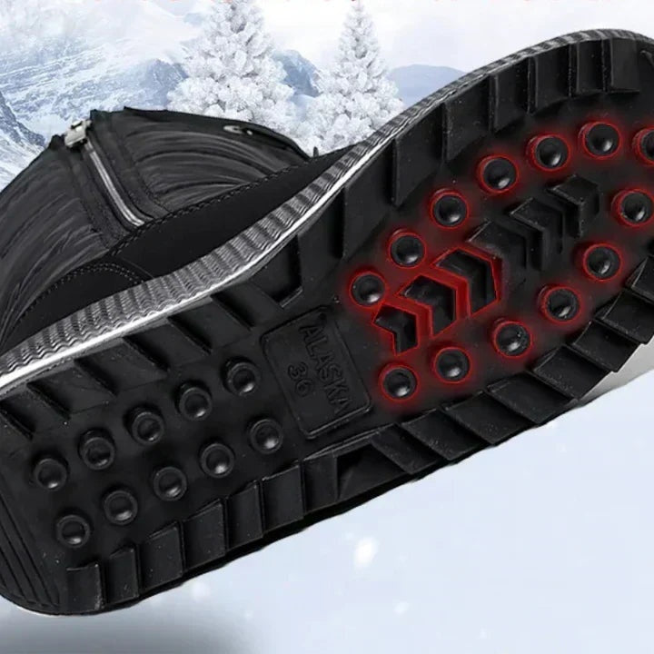 Beatriz | Botas de Neve Impermeáveis Mulher Cano Médio Acolchoadas