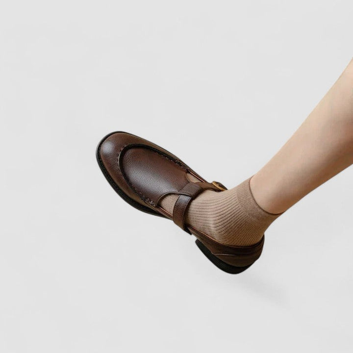 Beatriz | Sapatos Mary Jane Mulher Bico Quadrado Salto Baixo