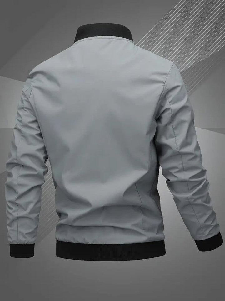 Bernardo | Bomber Homem Poliéster Gola Baseball Fecho Zip