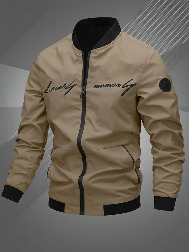 Bernardo | Bomber Homem Poliéster Gola Baseball Fecho Zip