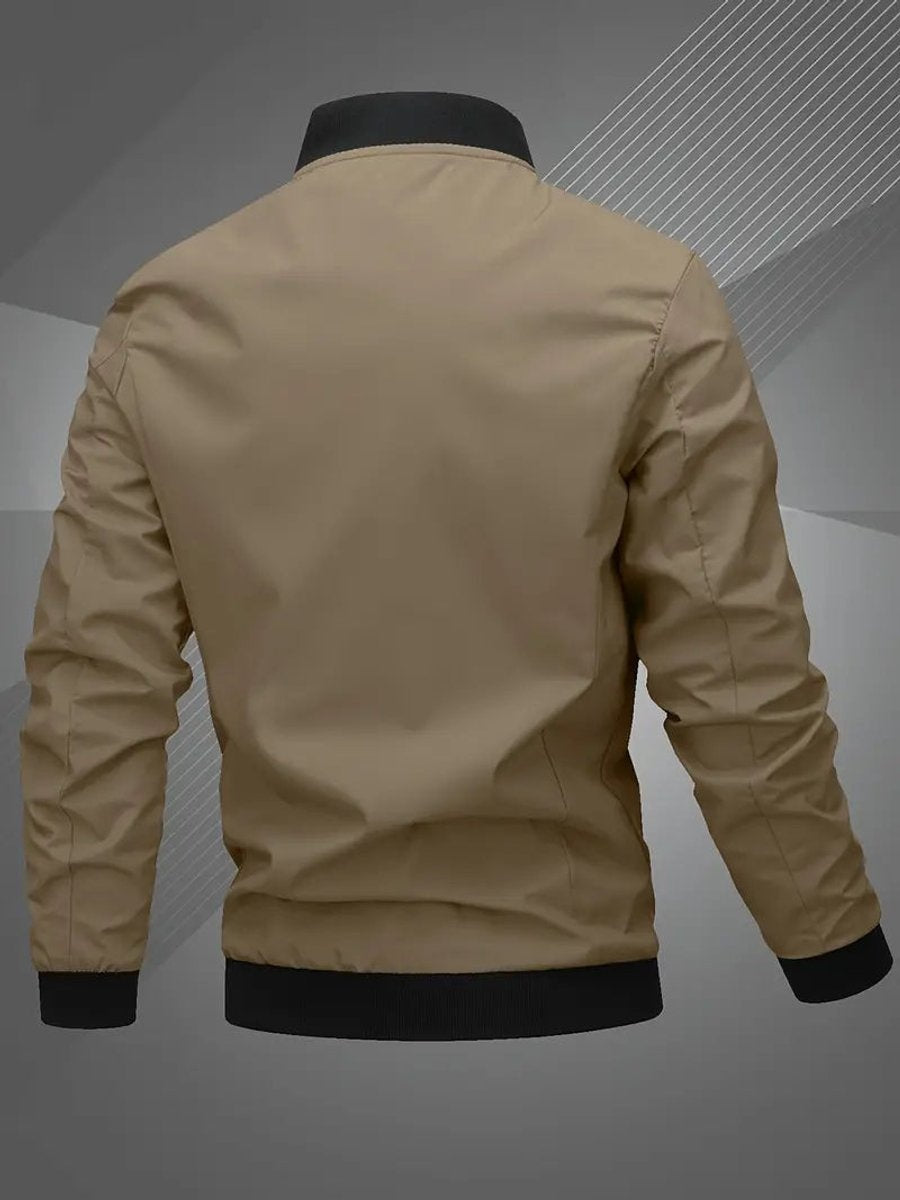Bernardo | Bomber Homem Poliéster Gola Baseball Fecho Zip