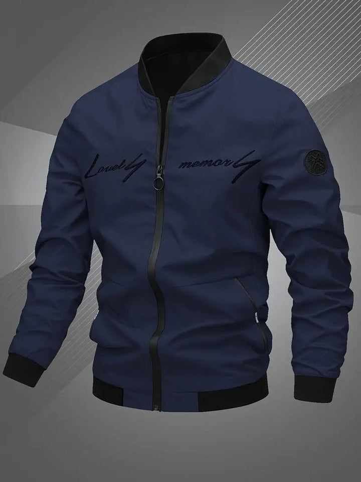 Bernardo | Bomber Homem Poliéster Gola Baseball Fecho Zip