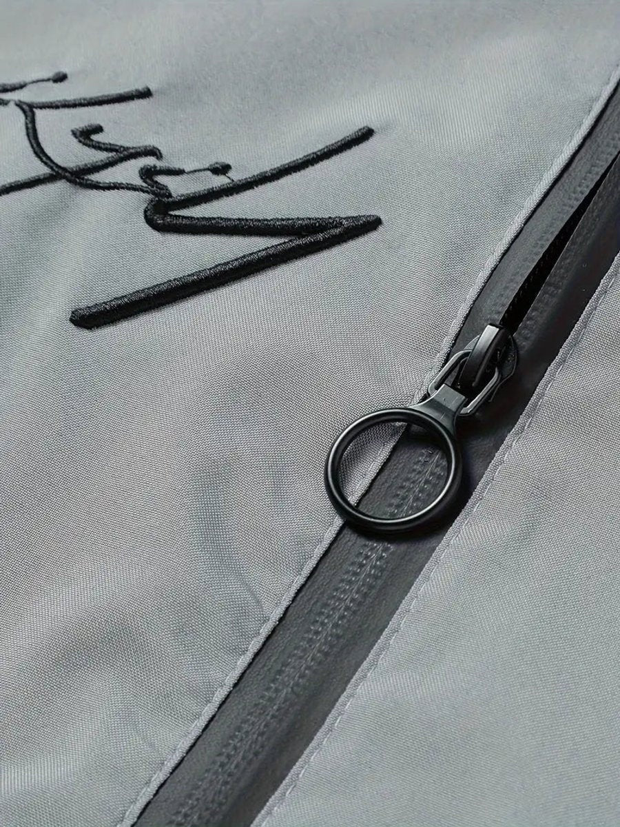 Bernardo | Bomber Homem Poliéster Gola Baseball Fecho Zip