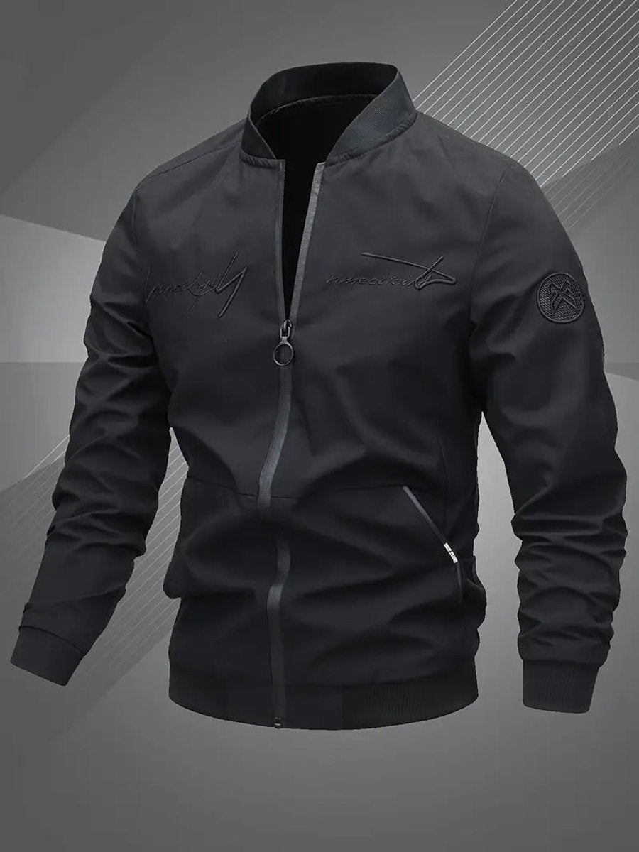 Bernardo | Bomber Homem Poliéster Gola Baseball Fecho Zip