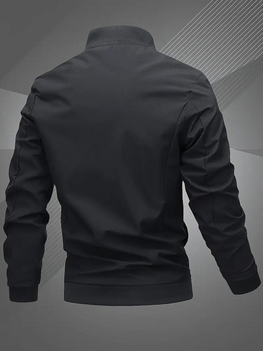 Bernardo | Bomber Homem Poliéster Gola Baseball Fecho Zip