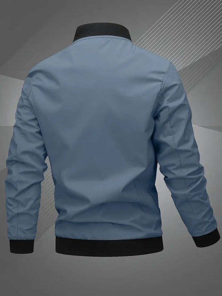 Bernardo | Bomber Homem Poliéster Gola Baseball Fecho Zip