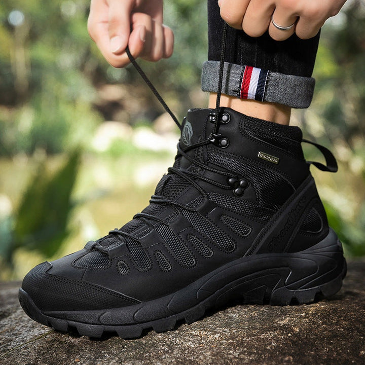 Bernardo | Botas de Caminhada Táticas Impermeáveis Homem Cano Médio