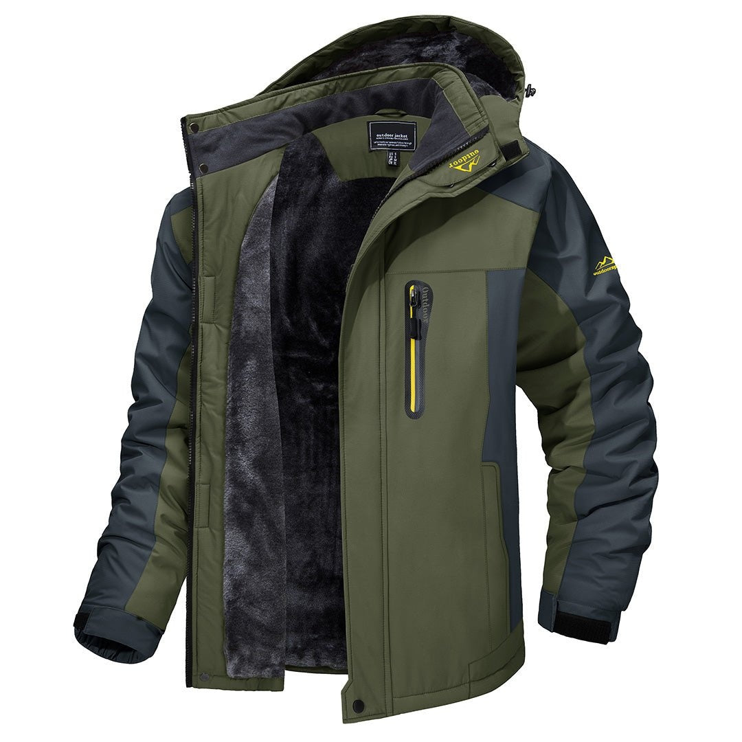 Bernardo | Casaco Softshell Homem Forrado Polar com Capuz