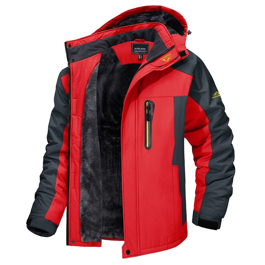 Bernardo | Casaco Softshell Homem Forrado Polar com Capuz