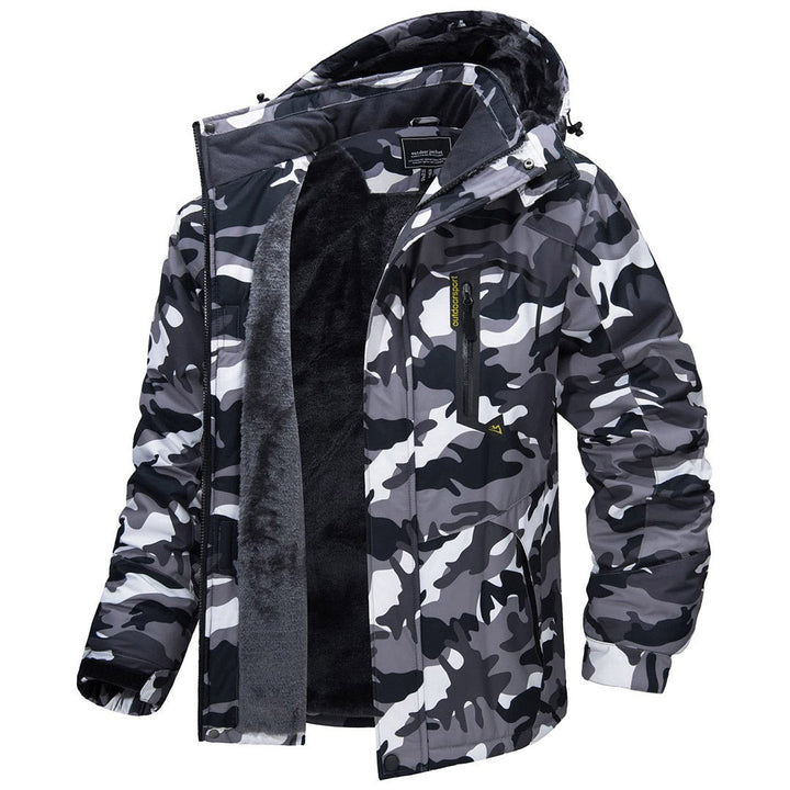 Bernardo | Parka Homem Impermeável Forrada Fleece com Capuz