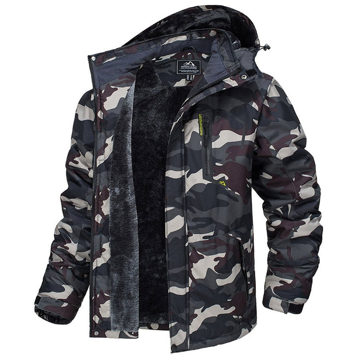 Bernardo | Parka Homem Impermeável Forrada Fleece com Capuz