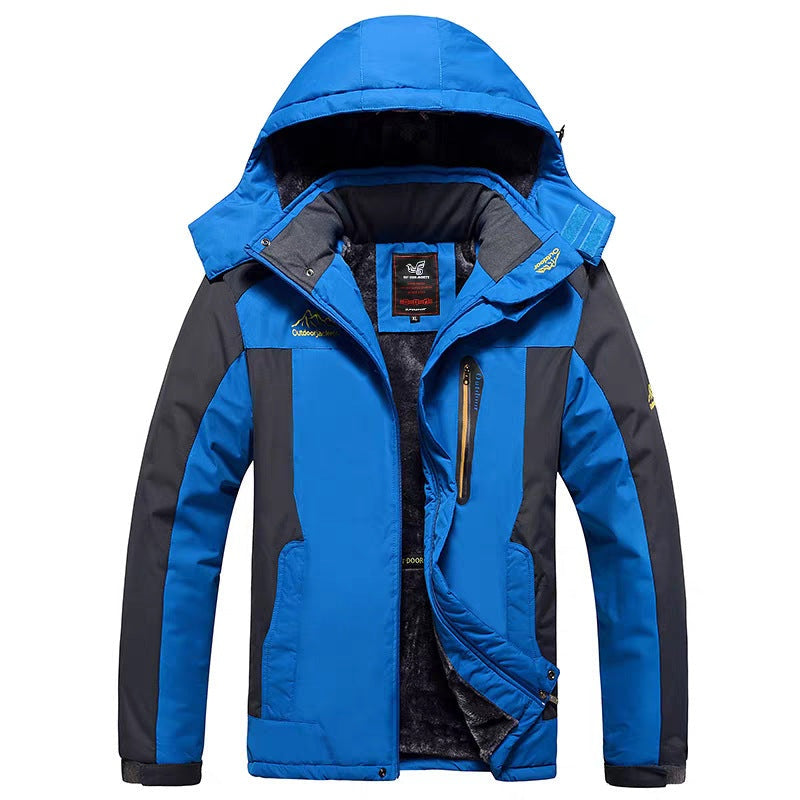 Bernardo | Parka Homem Impermeável Forrada Fleece com Capuz