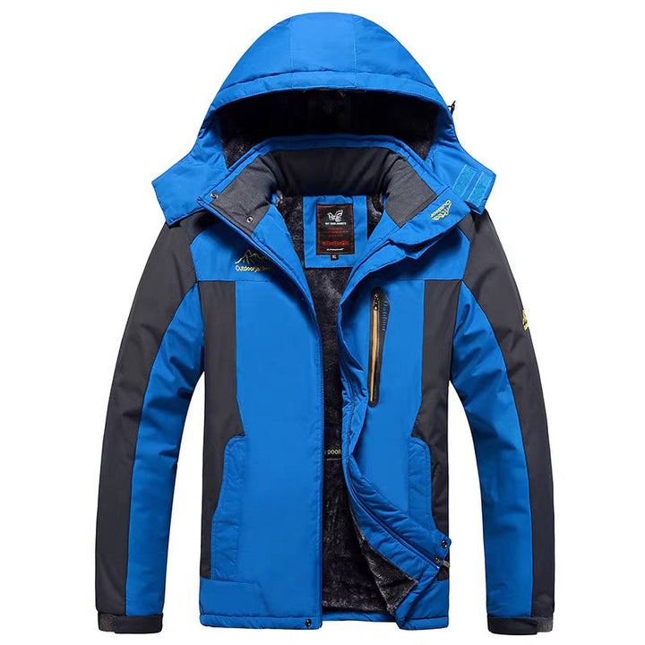 Bernardo | Parka Homem Impermeável Forrada Fleece com Capuz