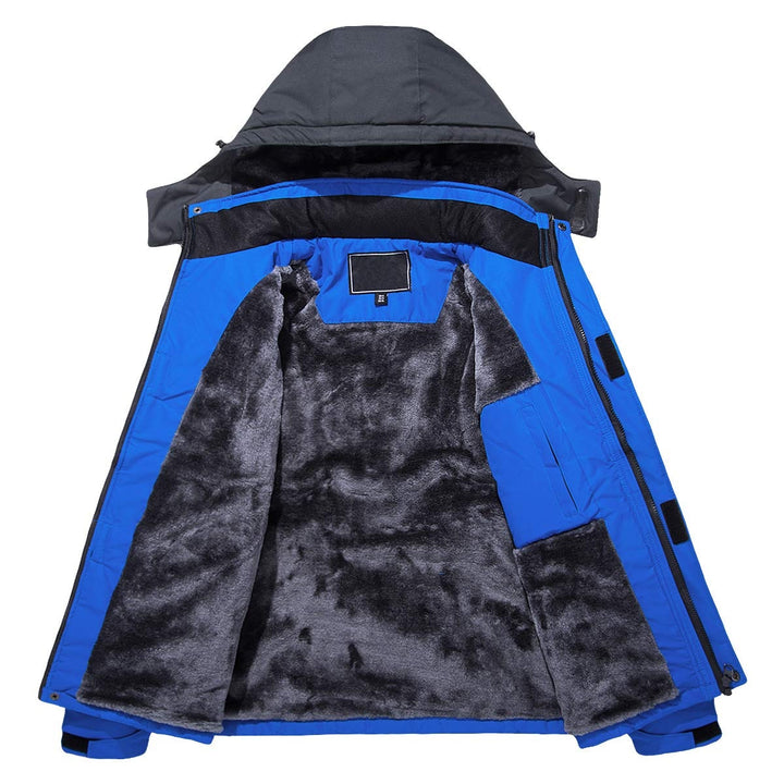 Bernardo | Parka Homem Impermeável Forrada Fleece com Capuz