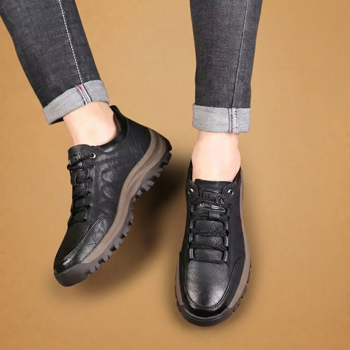 Bernardo | Sapatos Derby de Couro Homem Sola Anti-deslizante