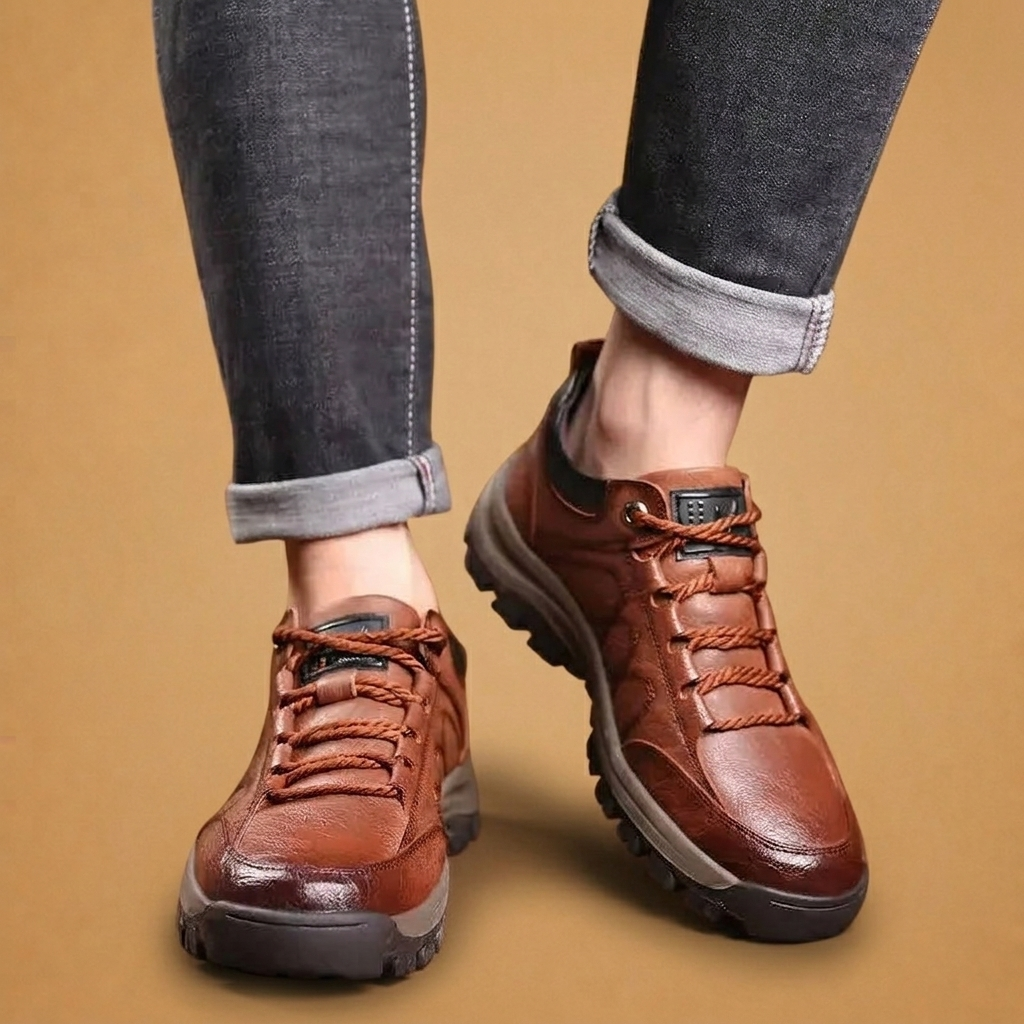 Bernardo | Sapatos Derby de Couro Homem Sola Anti-deslizante