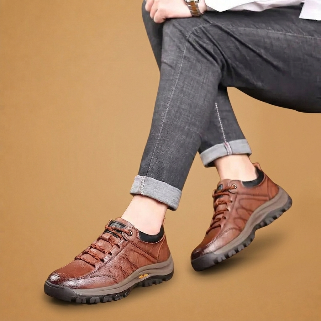 Bernardo | Sapatos Derby de Couro Homem Sola Anti-deslizante