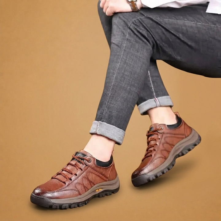 Bernardo | Sapatos Derby de Couro Homem Sola Anti-deslizante