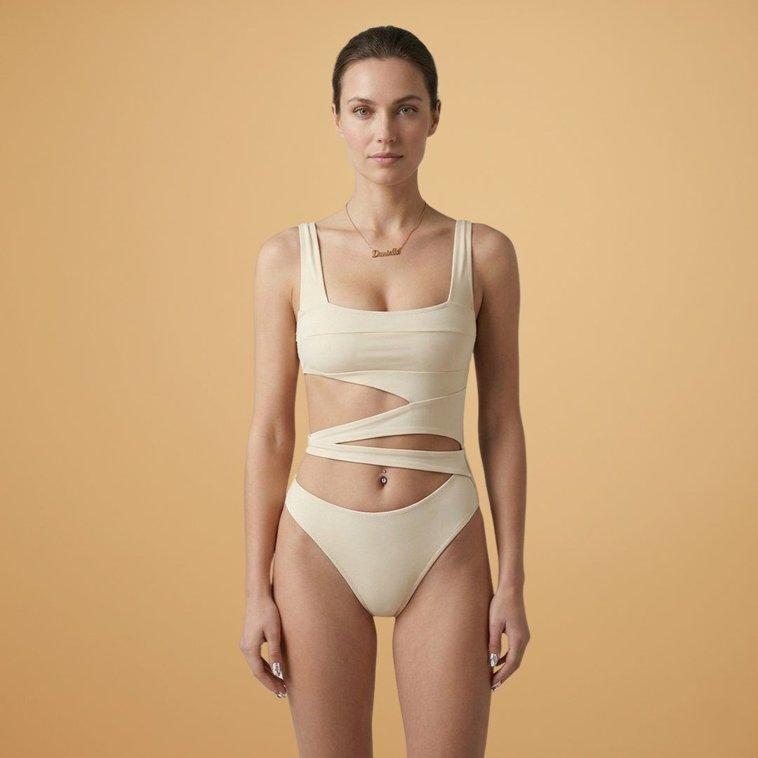Laura | Bikini Conjunto Recortes Mulher Estampado