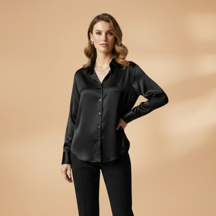 Paula | Blusa Camiseira Manga Comprida Mulher Sedosa